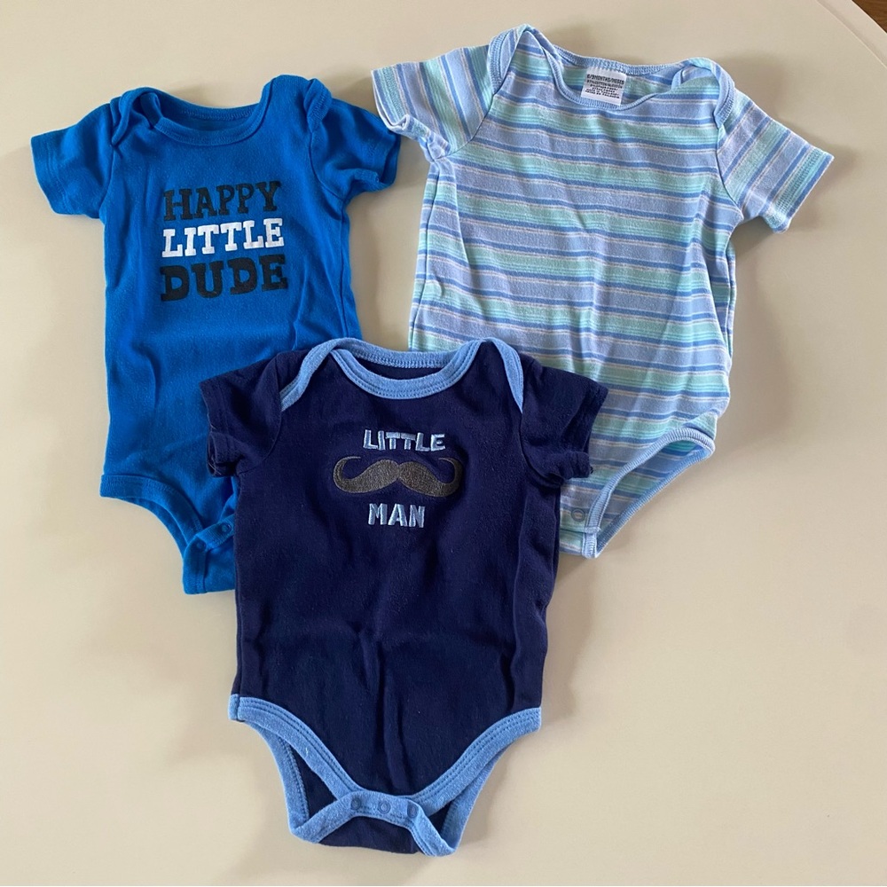Baby Boy Onesie Blue Bundle (6-9 months)